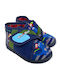 Mini Max Anatomic Kids Slipper Ankle Boot Blue V-Jojo1