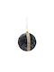 Moonlight 1 Hängende Polyfoam Hängendes Kugel Ornament Ornament Stoff Gray 8cm