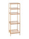 Atmosphera Floor Bathroom Shelf Bamboo with 5 Shelves 35x32x111.5cm