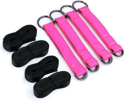 Ns Novelties Electra Play ThingsTie Down Straps Ιμάντες Ακινητοποίησης Pink / Black