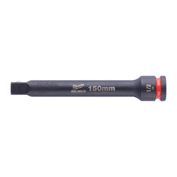 Milwaukee Kastanienverlängerung Shockwave mit Karré 1/2" und Länge 150mm