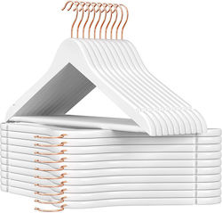 Songmics Wooden White Clothes Hanger CRW001W01 ...