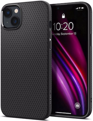 Spigen Liquid Air Umschlag Rückseite Silikon Matte Black (iPhone 14) ACS05037