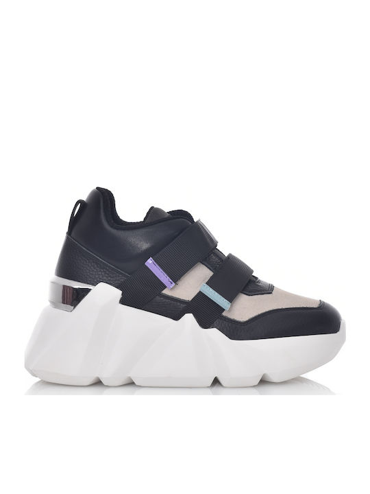 Keri Γυναικεία Chunky Sneakers Μαύρα