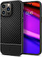 Spigen Core Armor Back Cover Σιλικόνης 1.2mm Matte Black (iPhone 14 Pro Max)