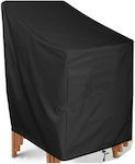 Waterproof Armchair Cover Black 73x66x120cm