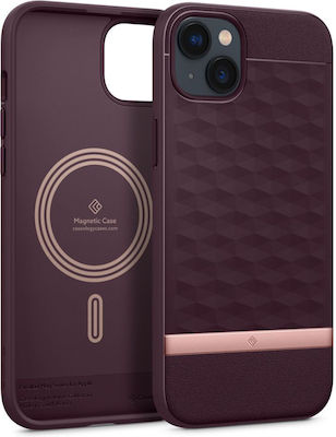 Caseology Parallax Mag Plastic Back Cover Burgundy (iPhone 14 Plus)