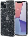 Spigen Liquid Crystal Glitter Umschlag Rückseite Silikon Transparent (iPhone 14 Plus) ACS04888