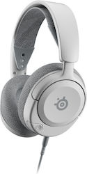 SteelSeries Arctis Nova 1 Over Ear Gaming Headset με σύνδεση 3.5mm Λευκό