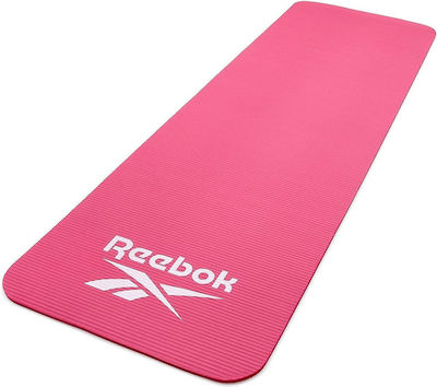 Reebok Στρώμα Γυμναστικής Yoga/Pilates Ροζ με Ιμάντα Μεταφοράς Μήκους 56.5cm
