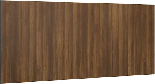 vidaXL Wooden Bed Headboard Brown Oak 200x80cm