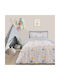 Das Home Seturi de cearșafuri Single Bumbac 4824 Albastru 170x260cm 3buc