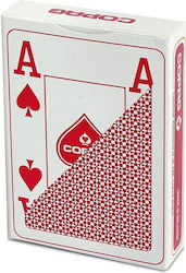 Cartamundi Copag Poker Plasticized Card Deck Red