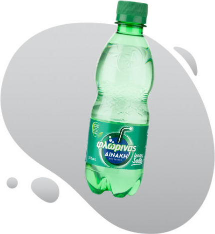Afoi Dinaki Clasică Tradițională Soda de lămâie cu carbonatare în Sticlă 330ml