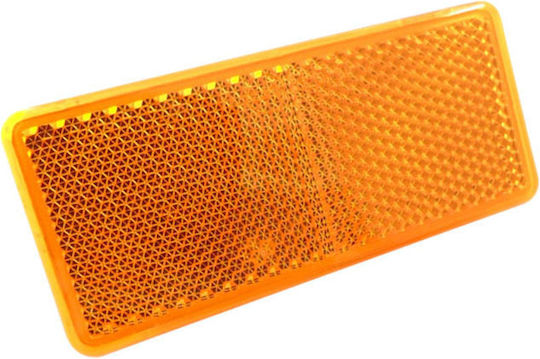 Proplast Proplast Truck Reflector Reflective Sticker 105mm x 55mm Orange 1 piece