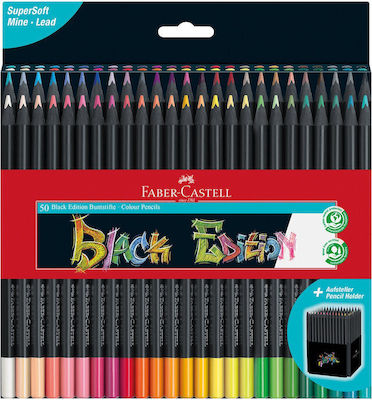 Faber-Castell Black Edition Pencils Set 50pcs