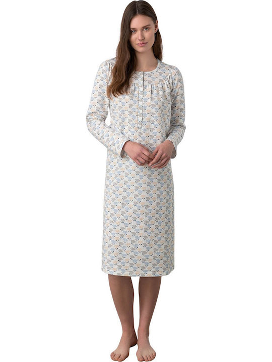 Vamp Sommer Damen Nachthemd Gray