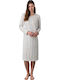 Vamp Sommer Damen Nachthemd Gray