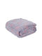 Das Home Κουβέρτα Κούνιας 4833 Fleece Ροζ 110x150εκ.