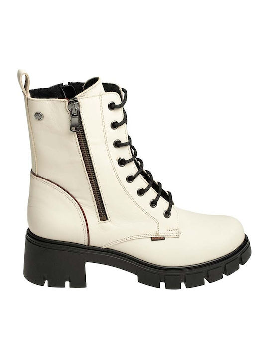 Ragazza Leather Women's Ankle Boots with Medium...