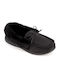 B-Soft 20114 Closed-Back Women's Slippers with Fur In Black Colour