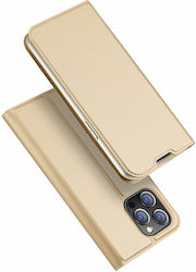 Dux Ducis Skin Pro Synthetic Leather Book Gold (iPhone 14 Pro)