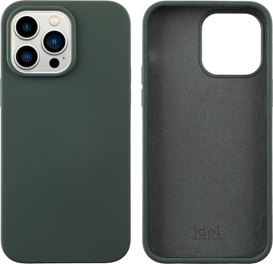 Idol 1991 Velvet Elite Back Cover Σιλικόνης Πράσινο (iPhone 14 Pro Max)