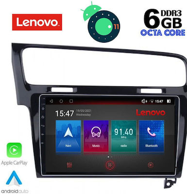 Lenovo Sistem Audio Auto pentru Volkswagen Magazin online de golf 7 2013-2020 cu Clima (Bluetooth/USB/AUX/WiFi/GPS/Partitură) cu Ecran Tactil 10"