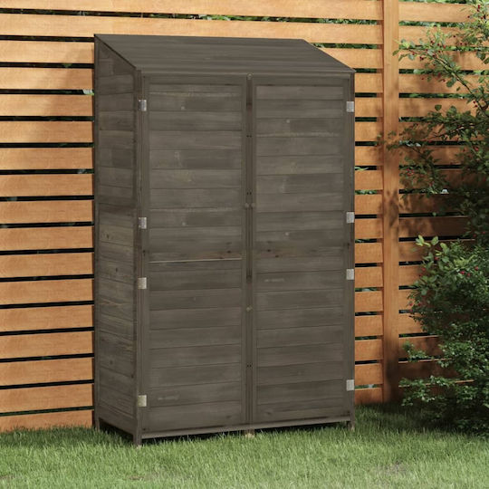 Wooden Garden Shed Anthracite M1.02xW0.52xH1.745m