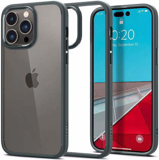 Spigen Ultra Hybrid Back Cover Plastic 2mm Abyss Green (iPhone 14 Pro Max)
