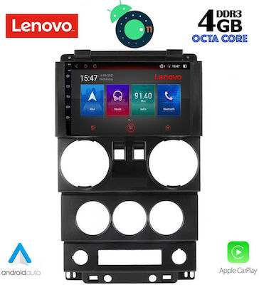 Lenovo Car-Audiosystem für Jeep Wrangler 2006-2011 (Bluetooth/USB/AUX/WiFi/GPS) mit Touchscreen 9"