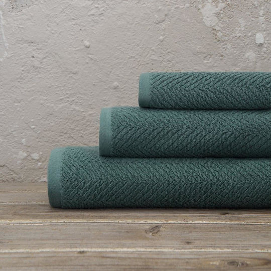 Nima Πετσέτα Σώματος Bold 80x150εκ. Dark Green Βάρους 550gr/m²