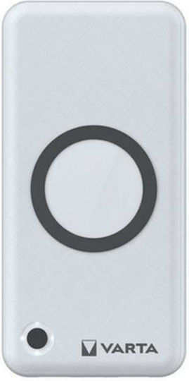Varta Wireless Power Bank 20000mAh 20W με 2 Θύρες USB-A και Θύρα USB-C Power Delivery Λευκό