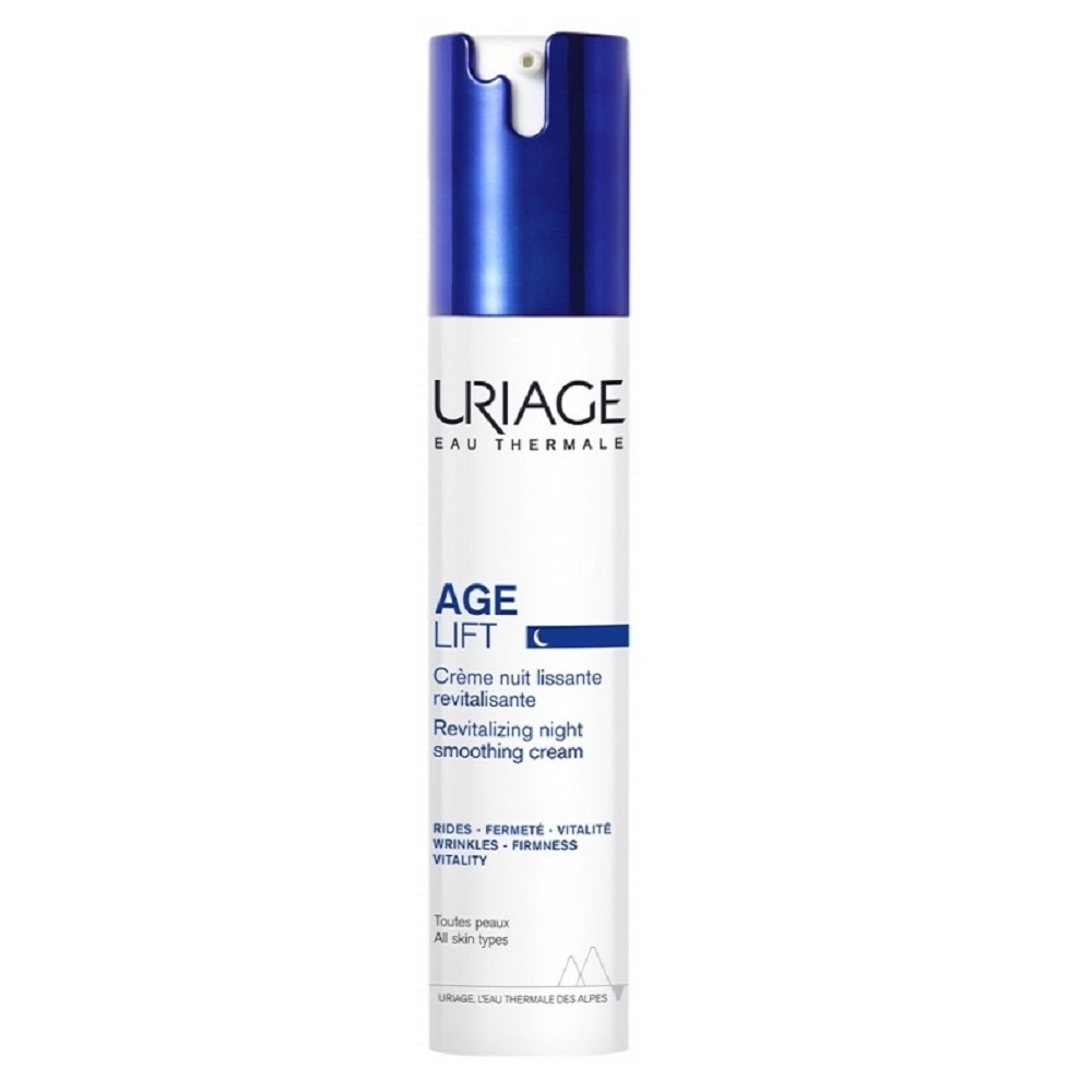 Uriage Age Lift Κρέμα Προσώπου Νυκτός για Αντιγήρανση & Σύσφιξη με Ρετινόλη & Υαλουρονικό Οξύ 40ml