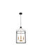 Elmark Izabel Pendant Light Black with Socket E14, E.14 28.9x289.1cm