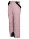 4F HJZ22-JSPDN001-56S Pantaloni de schi și snowboard pentru copii Ski & Snowboard Roz