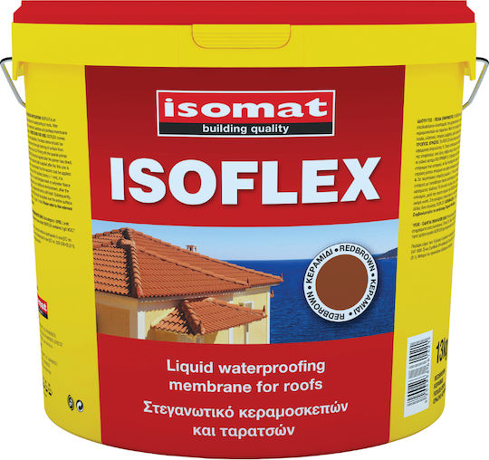 Isomat Isoflex Elastomer Acrilyc Insulating Sealing 13kg Brown