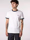 Fred Perry Herren T-Shirt Kurzarm Weiß