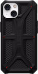 UAG Monarch Umschlag Rückseite Kunststoff 2mm Kevlar Black (iPhone 14) 114032113940