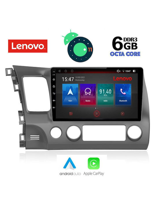 Lenovo Car Audio System for Honda Civic 2006-2012 (Bluetooth/USB/AUX/WiFi/GPS/CD) with Touch Screen 10"