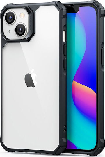 ESR Air Armor Back Cover Silicon 1.5mm Transparent/Negru (iPhone 13)