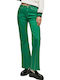 Willa Women's Jean Trousers Flared Green