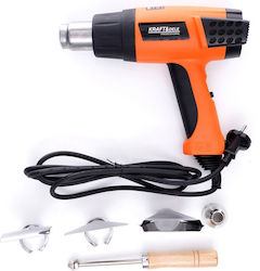 Kraft & Dele KD3027 Πιστόλι Θερμού Αέρα 2000W με Ρύθμιση έως 580°C