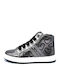 Παιδικά Sneakers High Ασημί