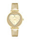 Juicy Couture Women's Watch with Gold Leather Strap