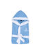Greenwich Polo Club Kids Hooded Bathrobe Light Blue