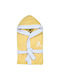 Greenwich Polo Club Kids Hooded Bathrobe 8609 Yellow