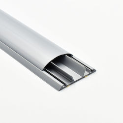 Viokar Cable Channel with Sticker Floor made of Aluminum 75x18mm Silver 2m