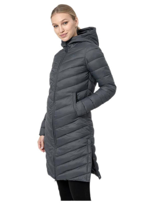 Women's for Hiking Short Puffer Jacket for Winter Blue