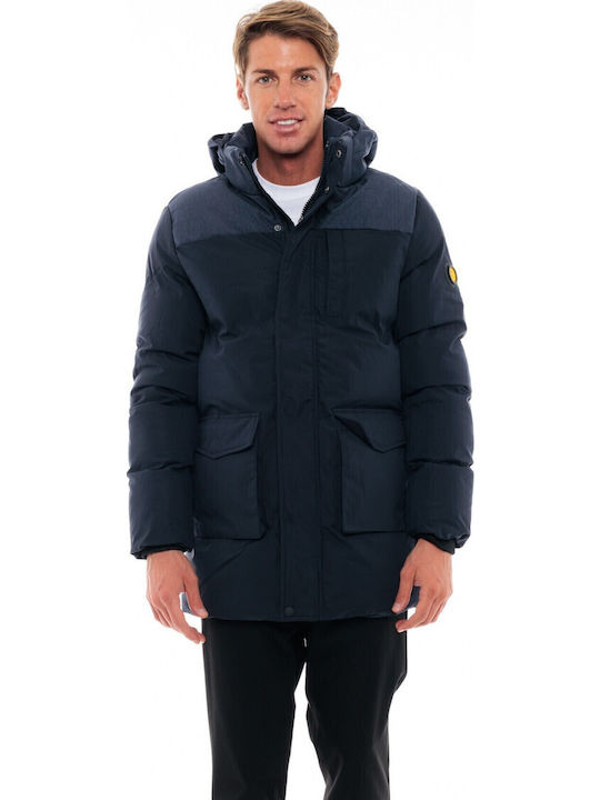 Winter Jacke Puffer Marineblau